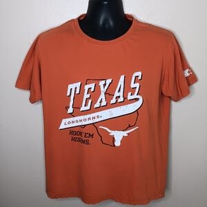 Vintage 90s Texas Longhorns Adult Medium T-shirt Orange Tee Starter Distressed